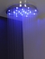 SLIM  Kopfbrause mit LED-RGB-Beleuchtung in Edelstahl poliert